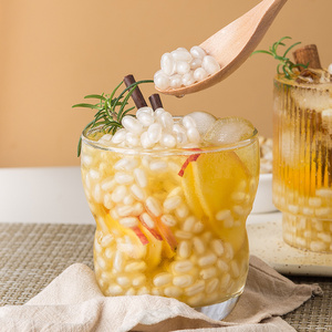 燕麦爆爆珠免煮即食奶茶店专用甜品饮料配料500g袋装爆浆爆爆蛋