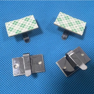 3M背胶粘式金属夹/小号大号行车记录仪电线座不锈钢金属布线卡扣