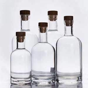 玻璃酒瓶空酒瓶密封小号容器1斤装存白酒瓶子2斤高档透明玻璃瓶