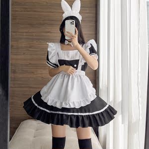 大码性感200斤可爱女装大佬cos用品女仆装全套日系伪娘衣服套装