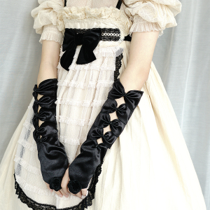 80一生健康商店淘宝暗黑系原宿洛丽塔lolita长款蕾丝手套女lo娘花嫁