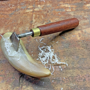 刨丝刮丝羚羊角刮丝 刮刀刮丝神器 白钢红木刮丝