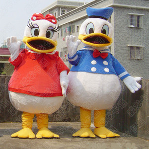 定做企业吉祥物卡通人偶服装动漫道具表演服饰行走玩偶唐老鸭