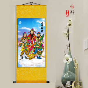 001人付款淘宝武财神赵公明五路财神佛像 姚少司陈九公曹宝萧升文财神