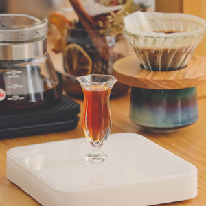迷你风铃草 手冲咖啡杯小巧精致 高硼硅透明玻璃特小品鉴杯设计感