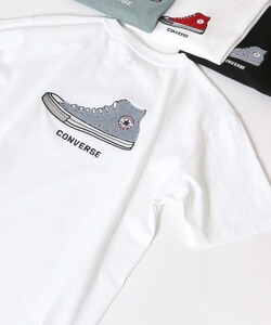 日本代购 converse 刺绣男女款短袖t恤tee 4色