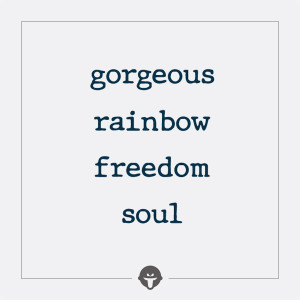 再变@become 美好的单词 纹身贴英文小图案彩虹自由男 女防水持久