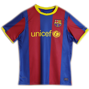 0708巴萨主场球衣短袖运动足球服