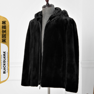 美国貂皮大衣整貂