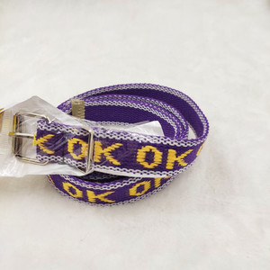 彩色细小款ok小帆布棉腰带窄款男女人皮带裤带军绿桔色ok帆布腰带