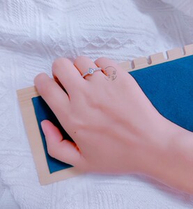 异地恋军迷纯银莫桑钻胸标戒指兵哥送女友军旅纯银戒指情人节礼物