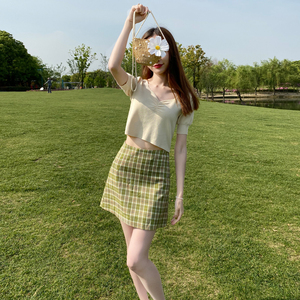 墨绿色包臀裙半身裙