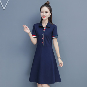 夏季幼儿园老师工装服连衣裙早教演出服美容师制服教师园服学院风