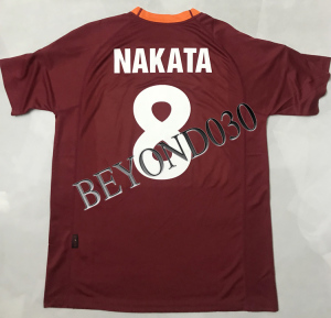 2000-2001罗马主场8#nakata中田英寿球衣/足球服/波衫/roma shirt