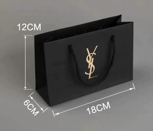 专 柜全新YSL圣罗兰礼袋口红香水纸袋子礼品袋礼盒套装套盒香奈儿