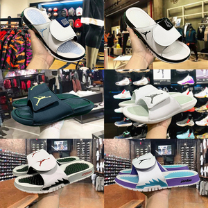 aj5拖鞋透气凉鞋aj6黑金运动情侣休闲aj11变色龙魔术贴沙滩鞋夏季