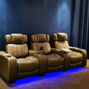 家庭影院沙发真皮电动多功能私人别墅智能影视厅影音室按摩座椅