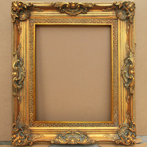欧式实木画框大角花欧式复古油画框装裱古典画框宽度15cm厚度8cm