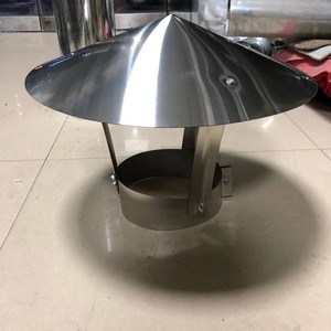 防雨帽加厚楼顶排烟道挡雨帽烟筒帽白铁皮可调节烟囱罩和德商贸店