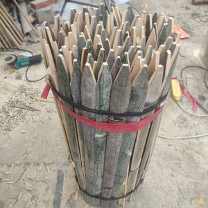 工地放样测量竹片竹条工程花园篱笆栅栏毛工地挡土围栏木竹片桩