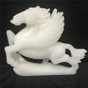 l1372980淘宝手工串珠12十二生肖白马年会春节飞马摆件创意礼品工艺