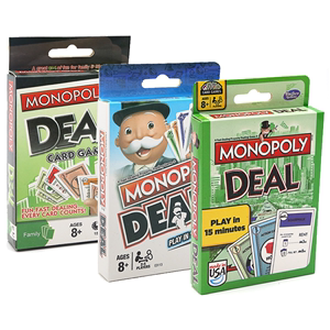 monopoly deal 大富翁 地产游戏纸牌玩具益智桌游英文卡牌