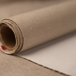 油画布纸棉麻亚麻混纺中粗细纹涂层成品雨露麻油画布框丙烯颜料