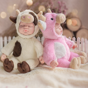【年货价】bieber比伯娃娃贝贝牛系列仿真宝宝睡眠可爱娃娃