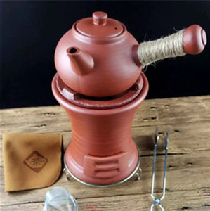 潮汕工夫茶炉炭炉红泥紫砂茶炉木炭橄榄炭炉煮茶器砂铫茶壶陶然炉