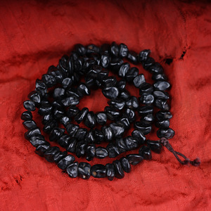 藏式特殊罕见黑色菩提籽藏民修行使用老念珠西藏佛珠手串油润包浆