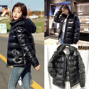 mooncoo/蒙口陈奕迅明星同款m家羽绒服男女情侣加厚短款鹅绒外套