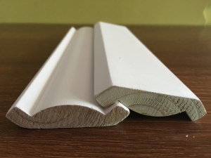 明重 欧式电视背景墙装饰线条框墙面造型木线条白色实木免漆门框