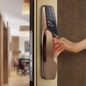 盖德曼gateman智能锁ak900全自动指纹锁家用防盗门电子锁密码锁