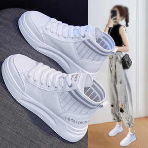 500人付款淘宝鞋子女学生百搭高帮板鞋韩版运动鞋ulzzang原宿小白鞋潮