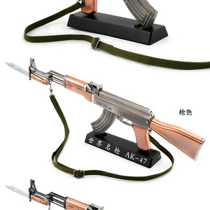 军模AK47步枪模型带刺刀1:2.05全金属可拆卸不可发射枪械冲锋枪
