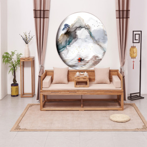 新中式实木床榻坐榻