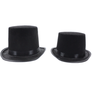 六一儿童节礼帽高帽子 林肯帽高帽 黑色礼帽 魔术师帽子表演道具