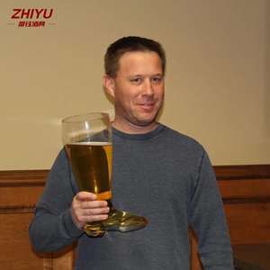 碳酸教父同款德国传统靴子啤酒杯大容量超大英雄玻璃杯创意扎啤杯