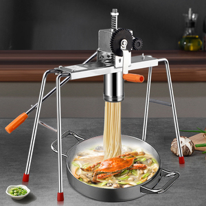 家用手摇饸饹机手动饸烙粉条压面机河洛机压面条机不锈钢饸饹机