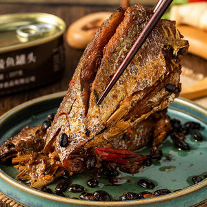 北戴河牌豆豉鲮鱼罐头户外方便即食下饭熟食口粮肉鱼耐储食品美食