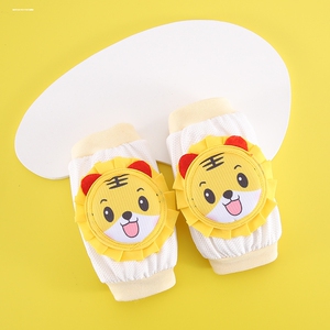 宝宝护膝夏季薄款可调节婴儿爬行膝盖护垫防摔儿童1-3岁学步护膝