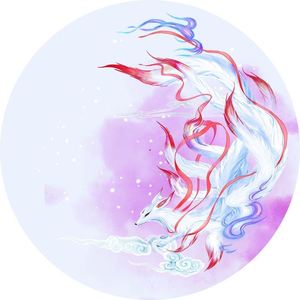 九尾狐古装舞蹈绸布演出汉服油纸伞女男伞古风装饰古典吊顶伞