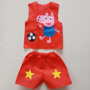 900人付款淘宝小猪乔治衣服儿童男孩子短袖t恤中小童纯棉卡通半袖上衣