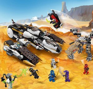 兼容乐高幻影忍者机甲70602杰的雷电飞龙杰蓝色神龙拼装积木玩具