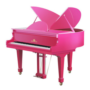 【二手】德国门德尔松钢琴三角钢琴家用教学专业粉色gp-22ba-132