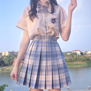 原创jk制服套装学院风裙子小初中学生校服百褶裙女儿夏季大童夏款