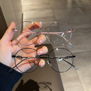 金丝圆形眼镜