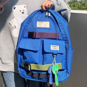 vanwalk出走双肩包面包屋日系学生书包女大容量背包搭餐具挂件