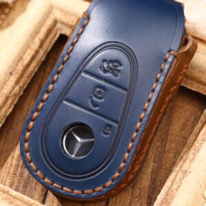 适用于奔驰钥匙套2021款新奔驰s450级汽车钥匙套真皮钥匙包