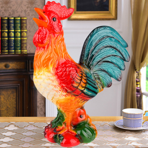五彩公鸡